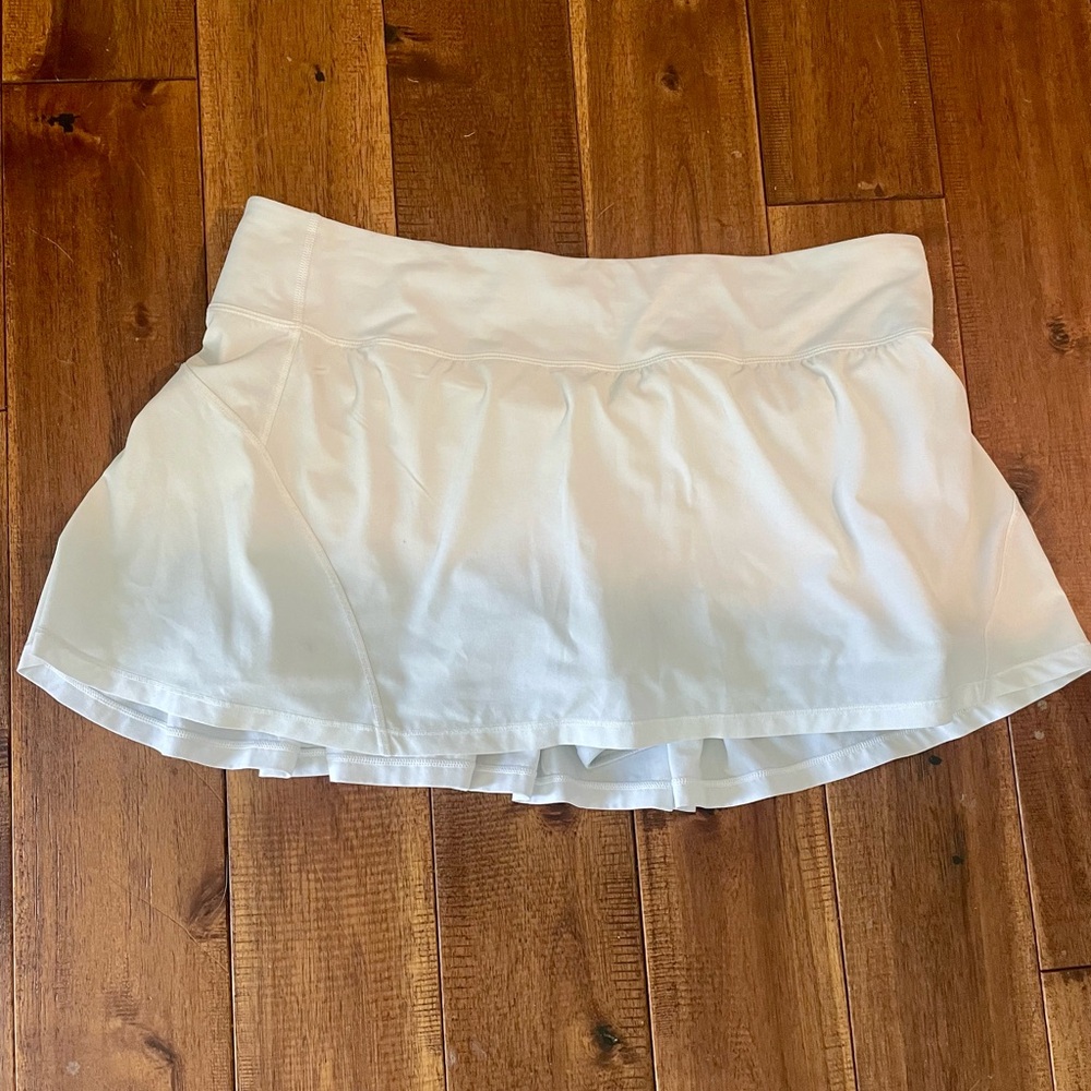 White Tennis Skirt lululemon